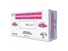 Imagen del producto Ltx guantes latex aql 15 T-M 100uds